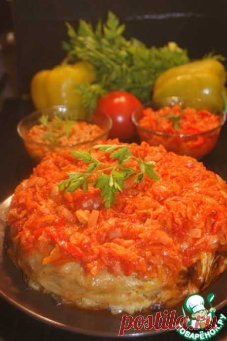 Постный капустный пирог - кулинарный рецепт