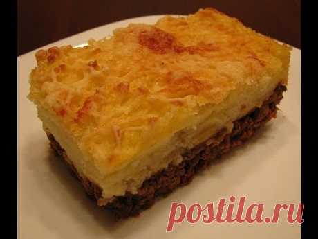 Замечательная картофельная запеканка с мясом. Попробуйте приготовить! Подробный рецепт здесь - https://kyxarka.ru/news/1483.html В процессе озвучивания я, ка...