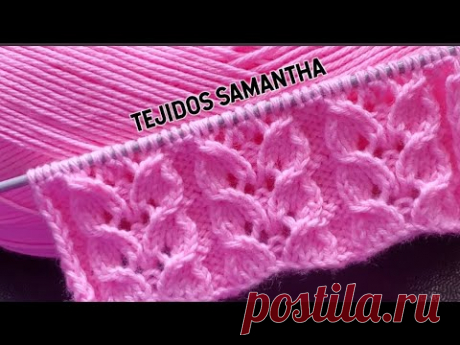 HERMOSO PATRÓN💝🧶 PARA TEJER CHOMPAS CHALECOS SUÉTER A DOS AGUJAS  / TEJIDOS SAMANTHA  #tejedoras