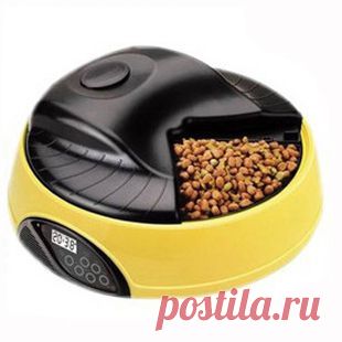 Купить автоматическая миска для корма с программным управлением 4 слота по низкой цене