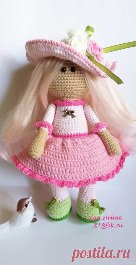 PDF Кукла Розочка крючком. FREE crochet pattern; Аmigurumi doll patterns. Амигуруми схемы и описания на русском. Вязаные игрушки и поделки своими руками #amimore - Кукла, doll puppet, muñeca boneca, poupée, puppe, panenka, bebek, lalka. Amigurumi doll pattern free; amigurumi patterns; amigurumi crochet; amigurumi crochet patterns; amigurumi patterns free; amigurumi today.