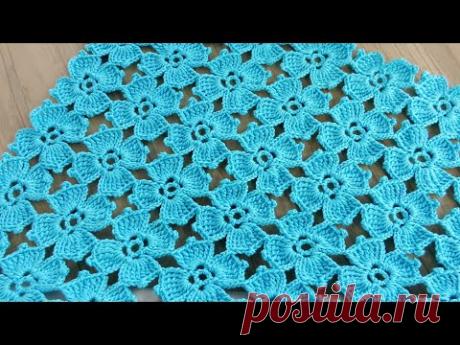 ЦВЕТЫ  БЕЗОТРЫВНЫМ  ВЯЗАНИЕМ