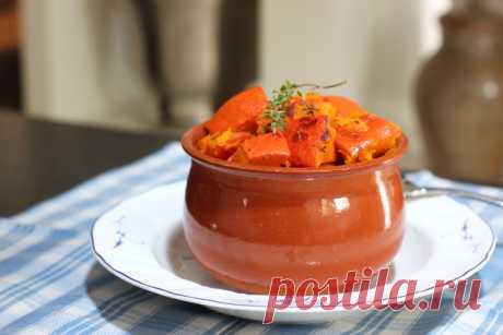 Как вкусно запечь тыкву в духовке кусочками: рецепты с фото