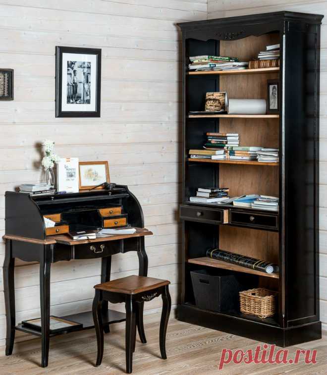 Французская мебель черного цвета коллекции «Нуар» от фабрики Mobilier De Maison сделана из массива натурального дерева, карельской березы и ясеня и покрыта черным лаком.
Эта коллекция недорогой мебели Прованс, как и любая мебель в стиле Кантри, отлично разместится как в городской квартире, так и в частном загородном дома.
Китайская мебель в стиле Прованс коллекции Нуар будет хорошо смотреться в комнате мальчика – подростка.