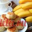 Творожные булочки с бананом и шоколадом Кулинарный рецепт