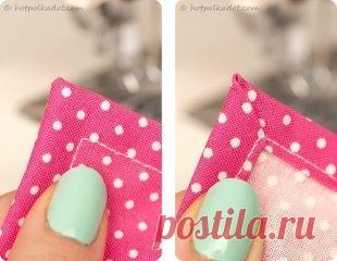 Аккуратный уголок. Мастер класс.