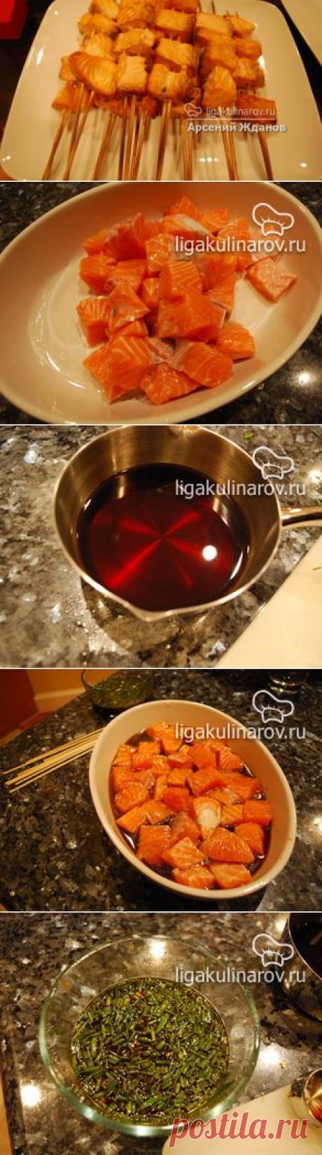 Лосось &quot;Терияки&quot;, рецепт пошаговый от Лиги Кулинаров. Рецепт лосося &quot;Терияки&quot;, рецепты Лиги Кулинаров.