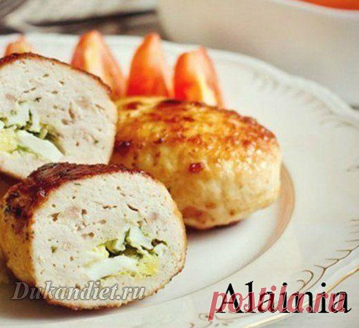 Куриные зразы с яйцом | Диета Дюкана
