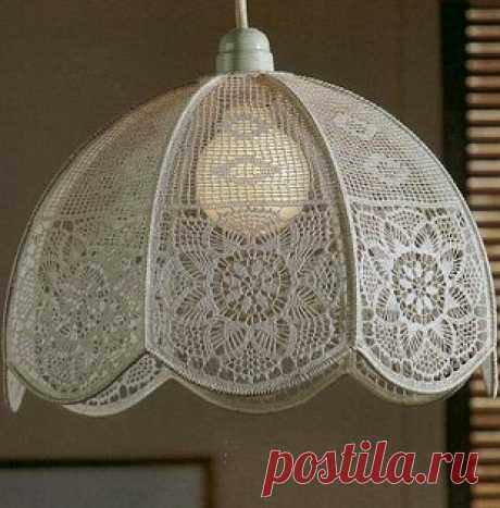 Абажур крючком
