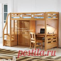 МАЛОГАБАРИТНАЯ КОМНАТА-КРОВАТЬ НА 2 ЯРУСЕ