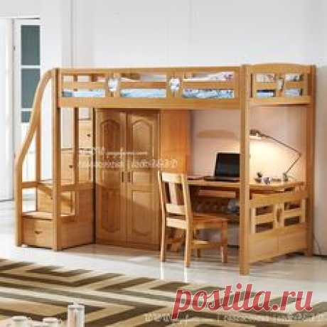 МАЛОГАБАРИТНАЯ КОМНАТА-КРОВАТЬ НА 2 ЯРУСЕ