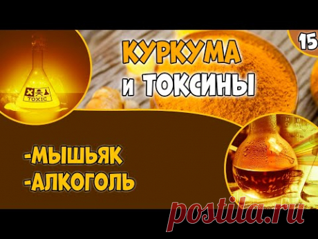 КУРКУМА (видео 15): против ядов и токсинов (мышьяк, алкоголь).