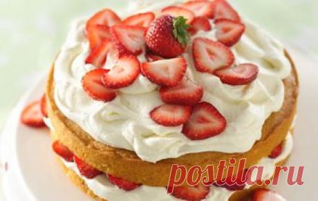 Домашний клубничный торт / Торты / TVCook: пошаговые рецепты c фото