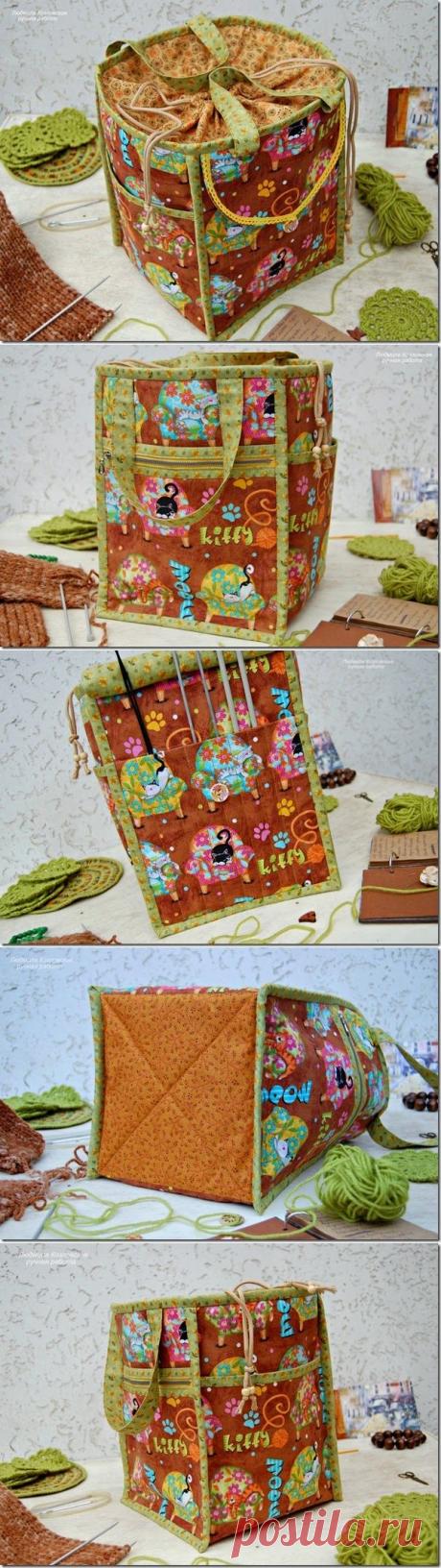 Lusi всё возможно: Короб-органайзер для вязания &quot;Китти&quot;