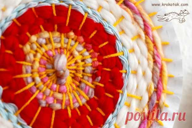 Paper Plate (and Coffee Stick) LOOM | krokotak
