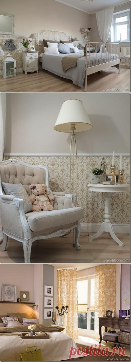 Интерьер спальни в стиле прованс | Дизайн интерьера | Декор своими руками