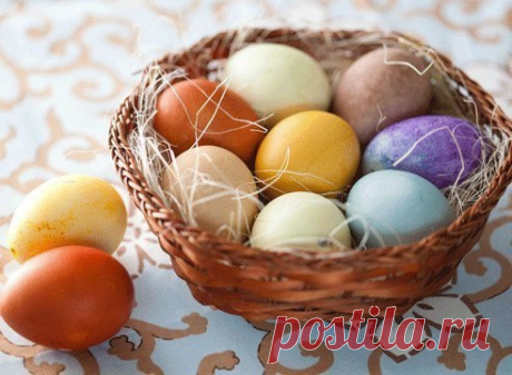 Красим пасхальные яйца без химии! Натуральные красители