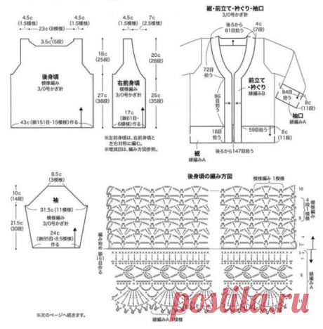 Вязаные жакеты крючком: ажурный шедевр вашего гардероба | Вязание идеи для вдохновения | Дзен