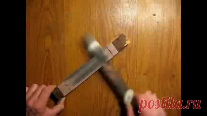 Как легко и просто заточить нож до бритвенной остроты