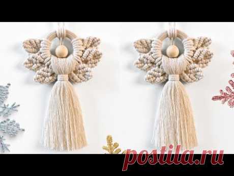 DIY BEAUTIFUL Macrame Angel Tutorial Step-by-Step Pattern