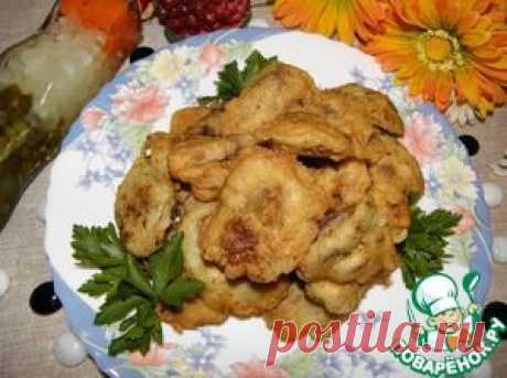 Куриная печень в воздушном кляре - кулинарный рецепт