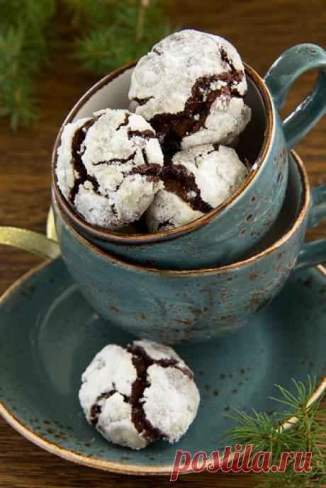 Печенье &quot;Снежные вершины&quot;... шоколадное.