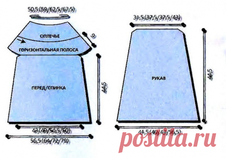Туника с узорами из кос, связанная спицами / Рукоделие / Домоводство / Женские секреты / Женский стиль