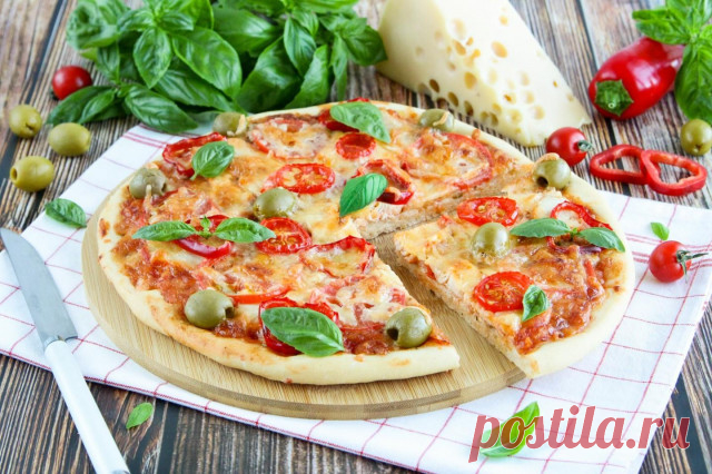 Пицца на дрожжах как в пиццерии рецепт с фото пошагово - 1000.menu