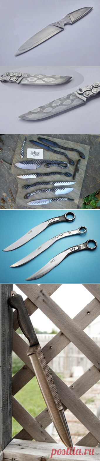 Ножи сделанные из неожиданных вещей (30 фото)