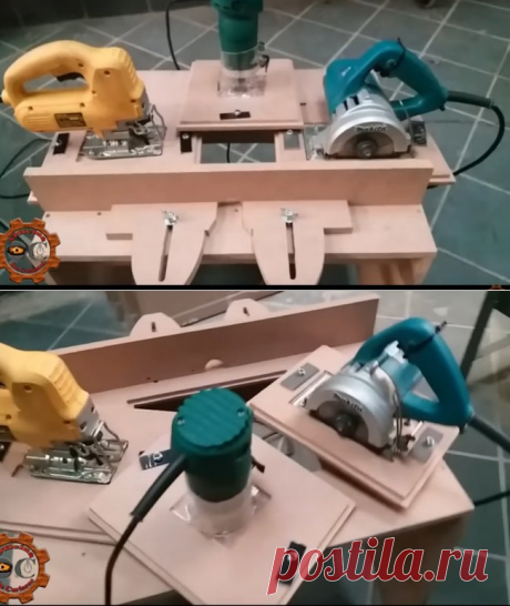 Адаптер 3 в 1 (для фрезера, лобзика, циркулярной пилы)