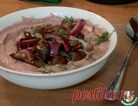 Велюте из фасоли с грибами – кулинарный рецепт