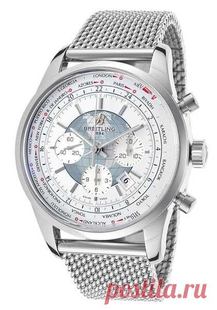 Breitling Men's Transocean Chronograph Stainless Steel White DialBreitling AB0510U0-A732 Watch