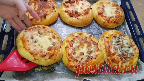 Ребёнок просит тройную порцию!!! Готовлю МИНИ ПИЦЦУ всегда вместо бутербродов!