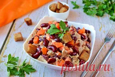 ТОП 5+ САЛАТОВ С ФАСОЛЬЮ 💥 В ДОПОЛНЕНИИ НЕ НУЖДАЮТСЯ | Простые и вкусные рецепты от 1000.menu на Яндекс Дзен | Яндекс Дзен
