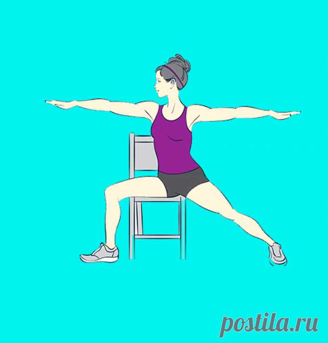9 упражнений на все группы мышц, которые можно делать не вставая со стула