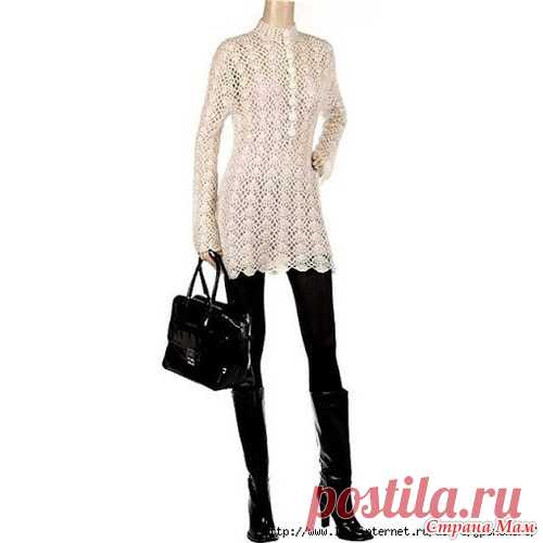 Платье вне времени и моды. Он-лайн - Вяжем вместе он-лайн - Страна Мам