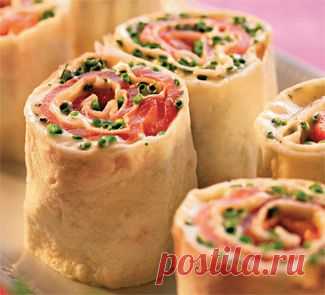Рулеты из лаваша. Пошаговый рецепт с фото на Gastronom.ru