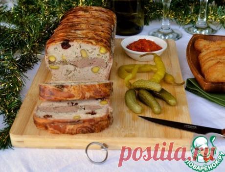 Террин из свинины и куриной печени - кулинарный рецепт