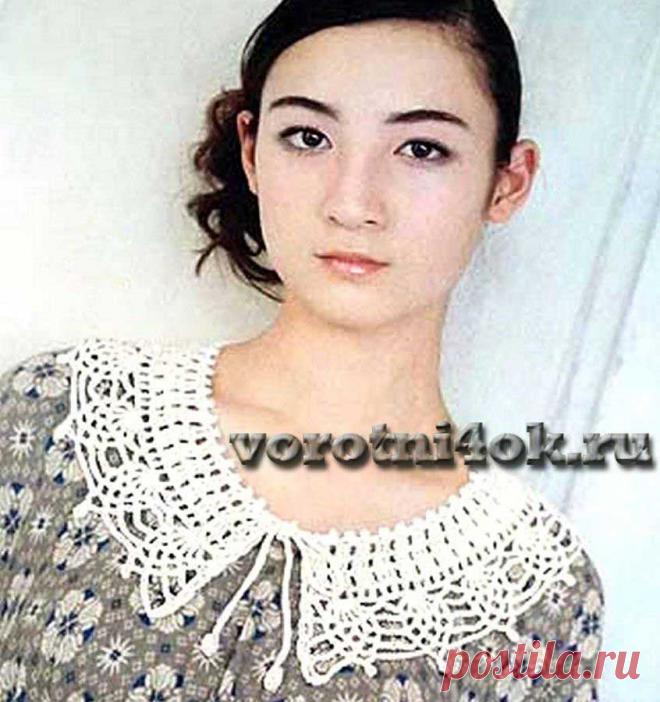 Воротник с ананасовой каймой