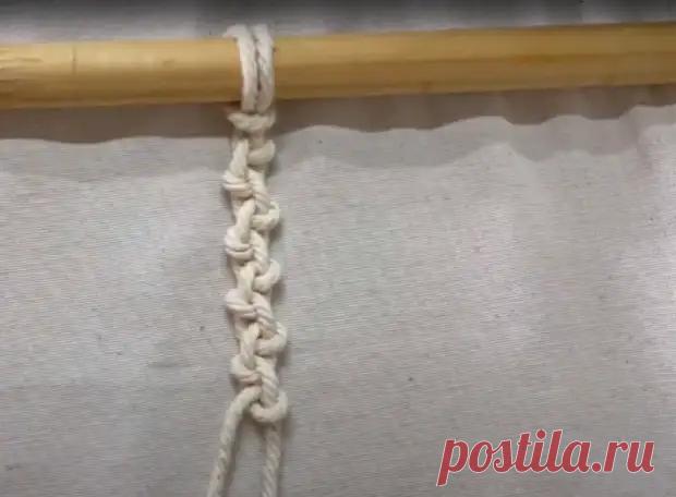 Как плести простые узлы в макраме: пошаговое описание и фото - Сам себе мастер - 17 мая - Медиаплатформа МирТесен