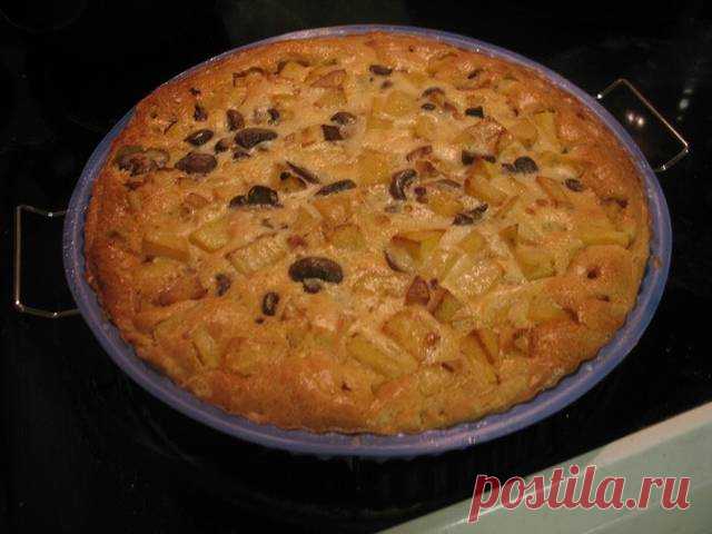 Киш с картошкой и грибами Автор рецепта Riddly - Cookpad