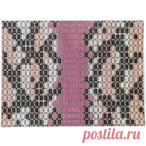 Snakeskin Mini Clutch - Pink | Needlepoint.Com