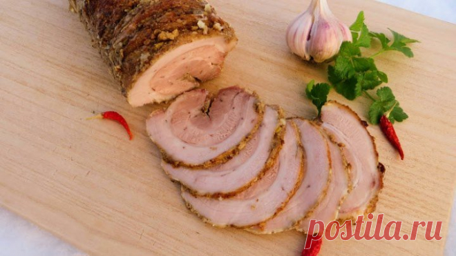 Теперь готовить буду только так / Вкуснейшая грудинка в духовке - вместо колбасы