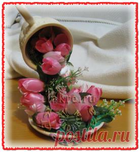 Кружка с цветами мастер-класс | Лабиринты креатива