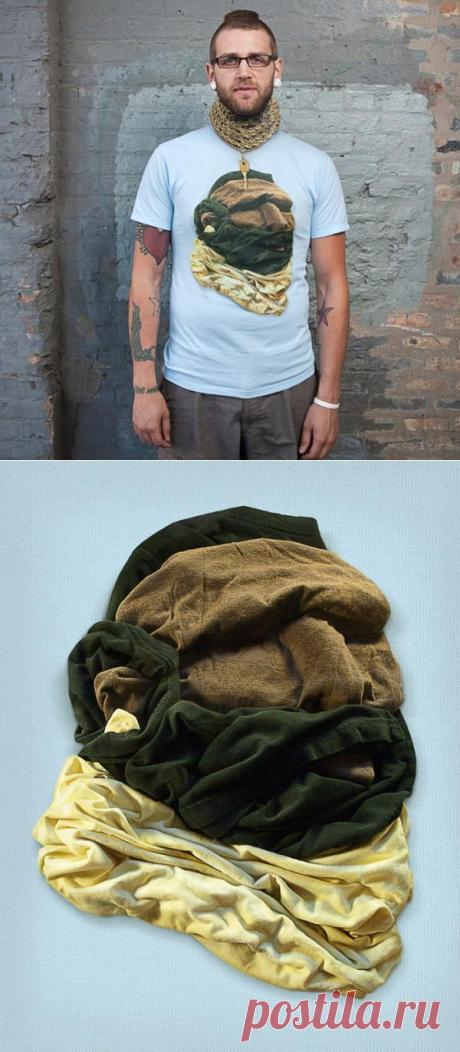 Необычный принт на майке (Diy) / Футболки DIY / Модный сайт о стильной переделке одежды и интерьера
