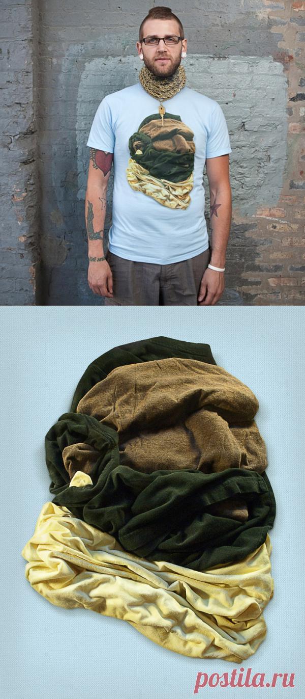 Необычный принт на майке (Diy) / Футболки DIY / Модный сайт о стильной переделке одежды и интерьера