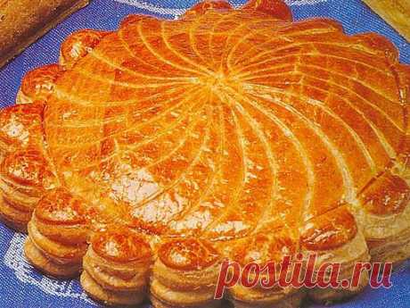 Рецепт французского пирога из слоёного теста с миндалём &quot;Pithiviers&quot;| Любимые рецепты