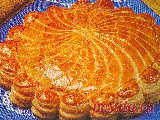 Рецепт французского пирога из слоёного теста с миндалём "Pithiviers"| Любимые рецепты