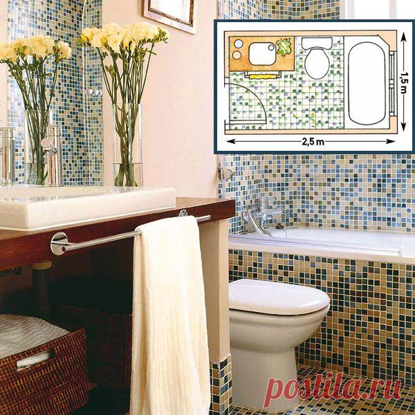 Планировки для небольших ванных комнат | МОЙ ДОМ