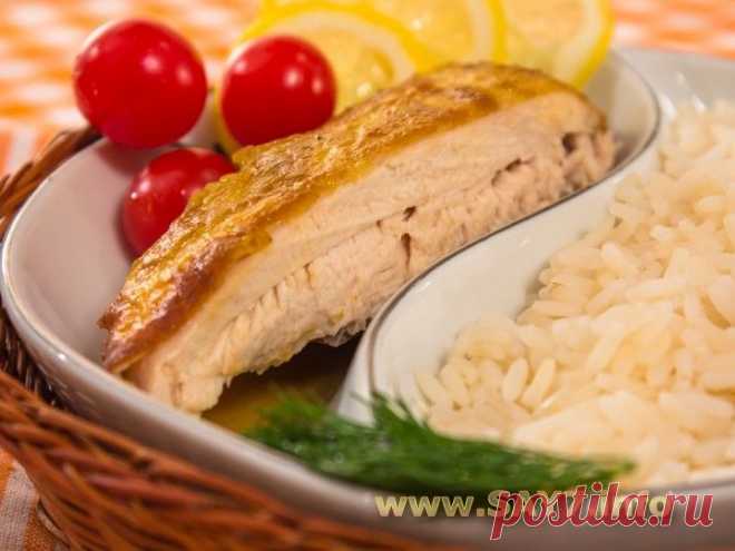 Курица, запеченная с лимоном и горчицей